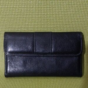 Rolfs Black Leather Wallet